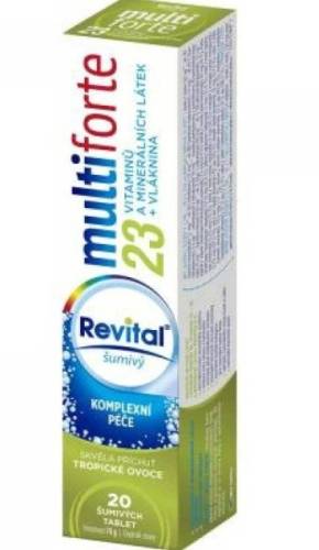 REVITAL MULTI FORTE TROPICAL EFF TABS 20, Efferv. Tabl